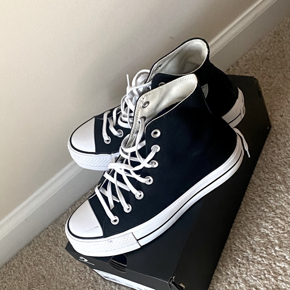 Black, Platform Converse